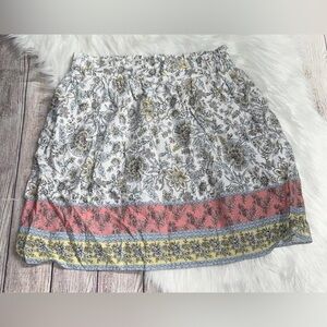 LOFT outlet linen blend skirt size small petite
